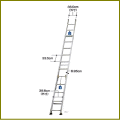 ハセガワ工業製はしご。プロフエッショナルが使う1連・2連・3連の各種 